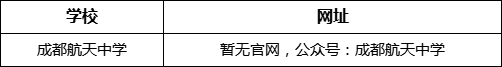 成都市成都航天中學網(wǎng)址是什么？