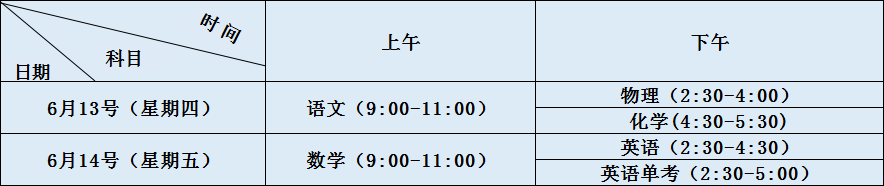 2020年成都市石室聯(lián)中蜀華分校初升高考試時(shí)間是否有調(diào)整？